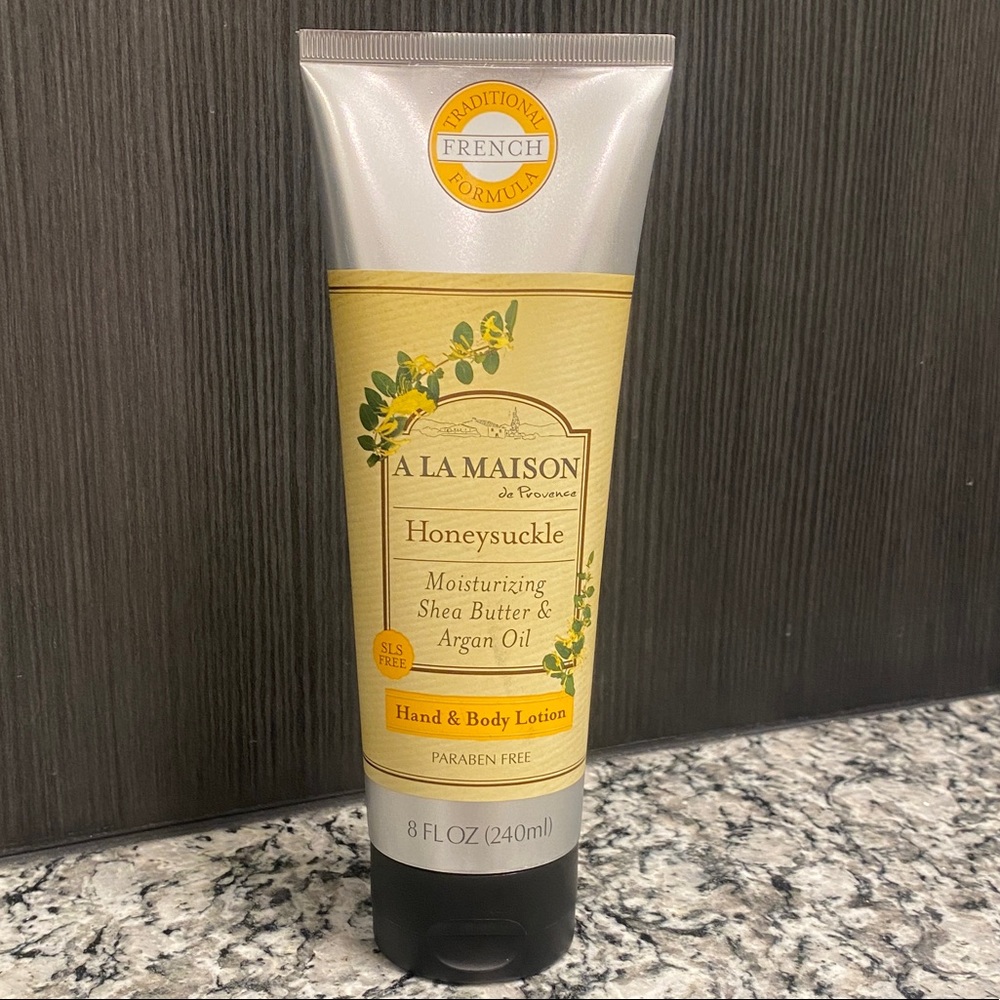 A La Maison de Provence Honeysuckle Hand & Body Lotion w Shea Butter & Argan Oil